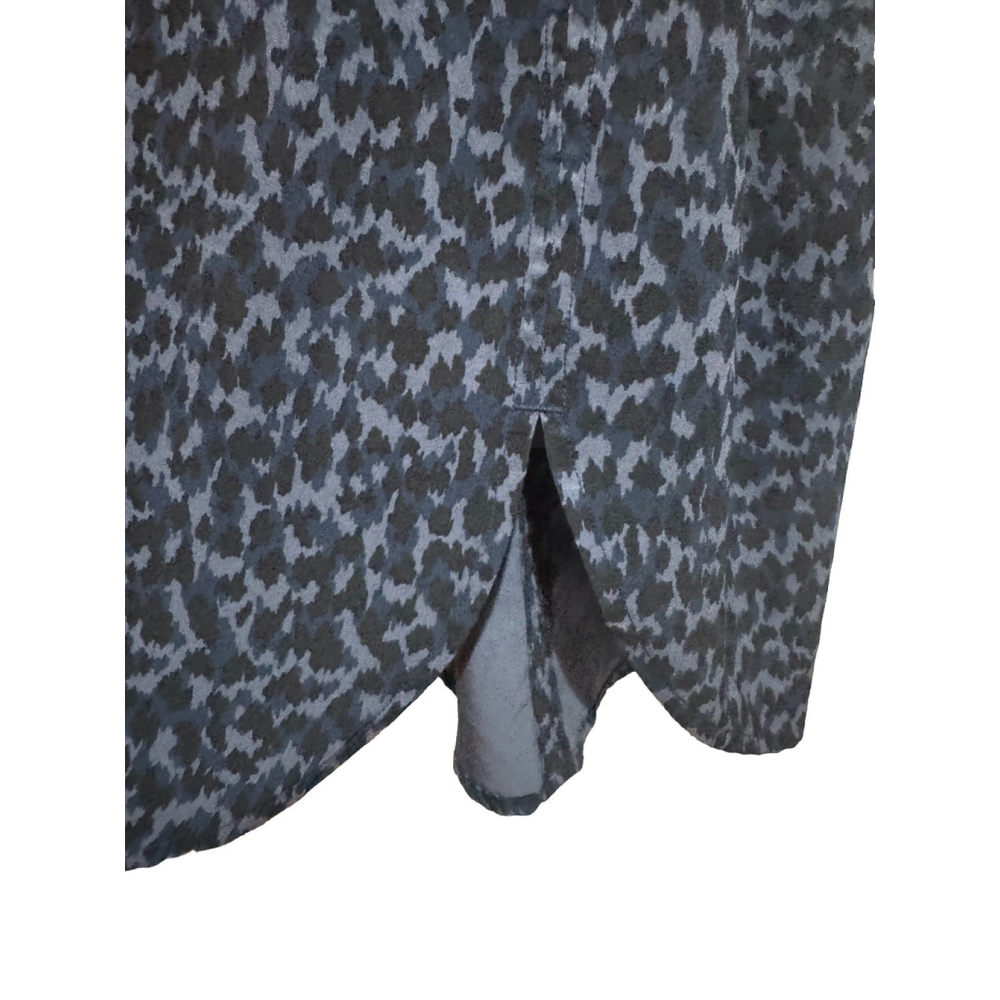 Athleta Zephyr Print Tank Top Blurred Camo Grey size 1X Crewneck - Picture 6 of 12